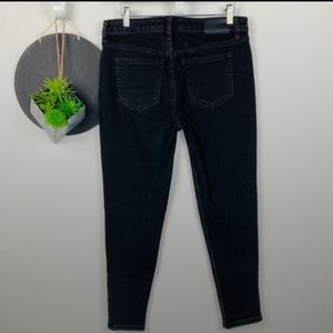 NWT, Ralph Lauren Black Ankle Zipper Skinny Moto 8P